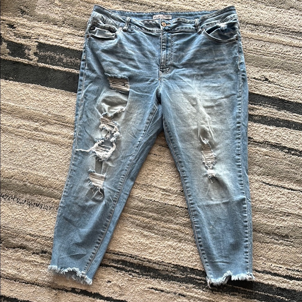 Kancan Distressed Blue Women's Jeans